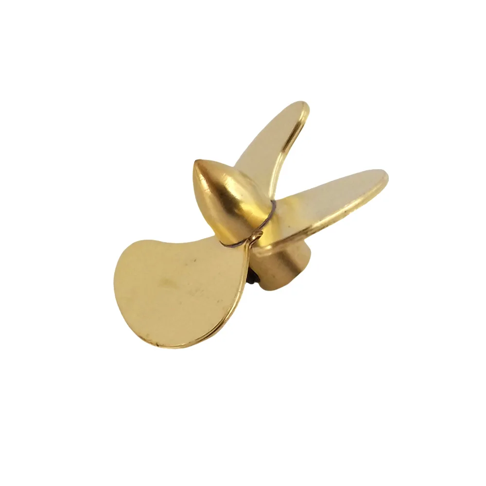 Hélice bateau RC 2mm 19mm cuivre 3 pales gauche droite paire