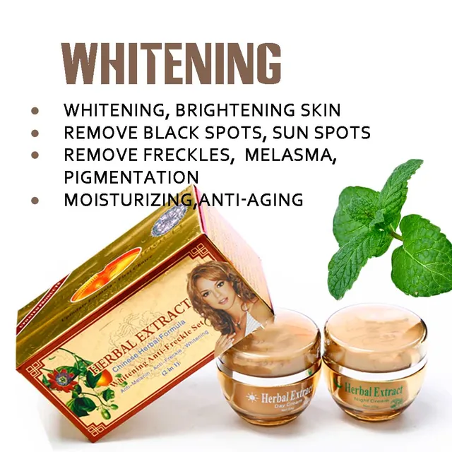 Természetes Gyógynövényfehérítő Krém, Távolítsa El A Szeplőket, Melasma, Sötét Foltos Arckrém, Az Anti -Melanin, Minden Bőrtípushoz Alkalmas - Image 4