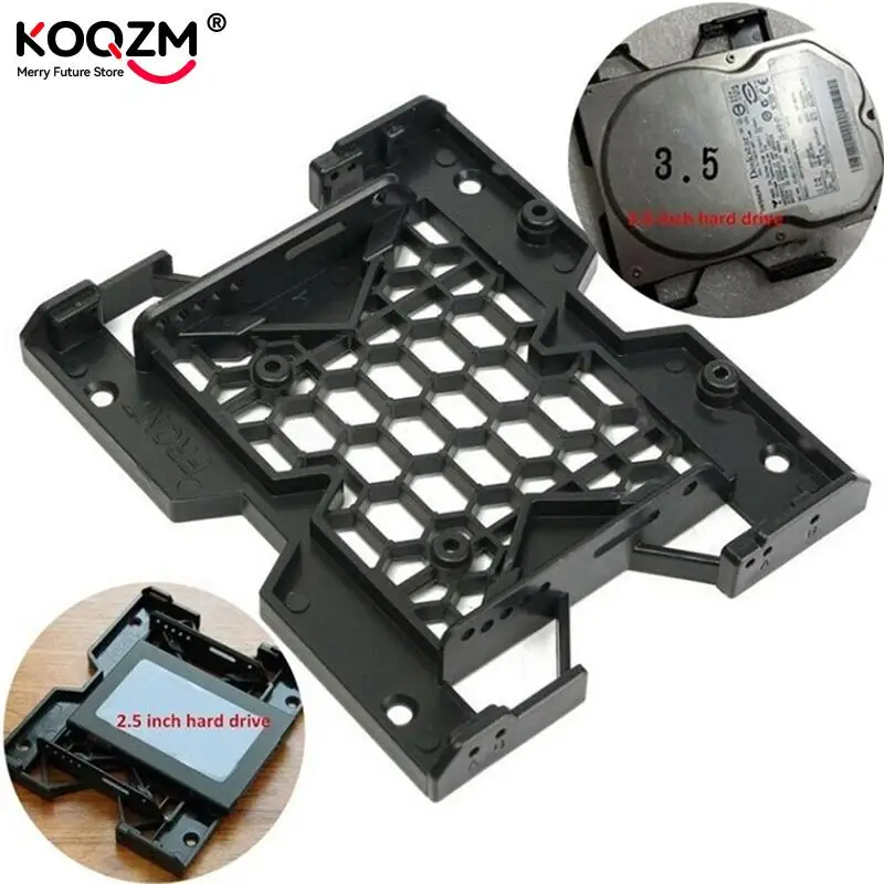 Hard Disk Mounting Bracket Desktop Chassis Drive Bracket 1pc 5.25" To 3.5" 2.5" Tray Bracket Mounting Cooling Fan HDD Adapter SSD Hard Drive