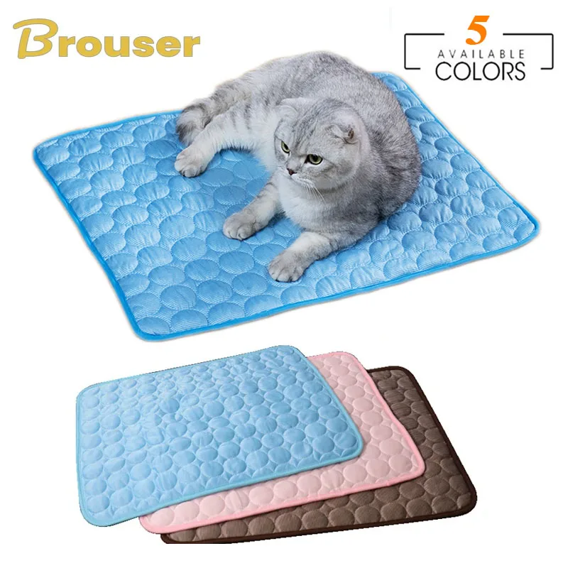 

Dog Cooling Mat Summer Pet Cold Bed For Small Large Dogs Cat Blanket Sofa Breathable Summer Washable Pet Supplies Accessories