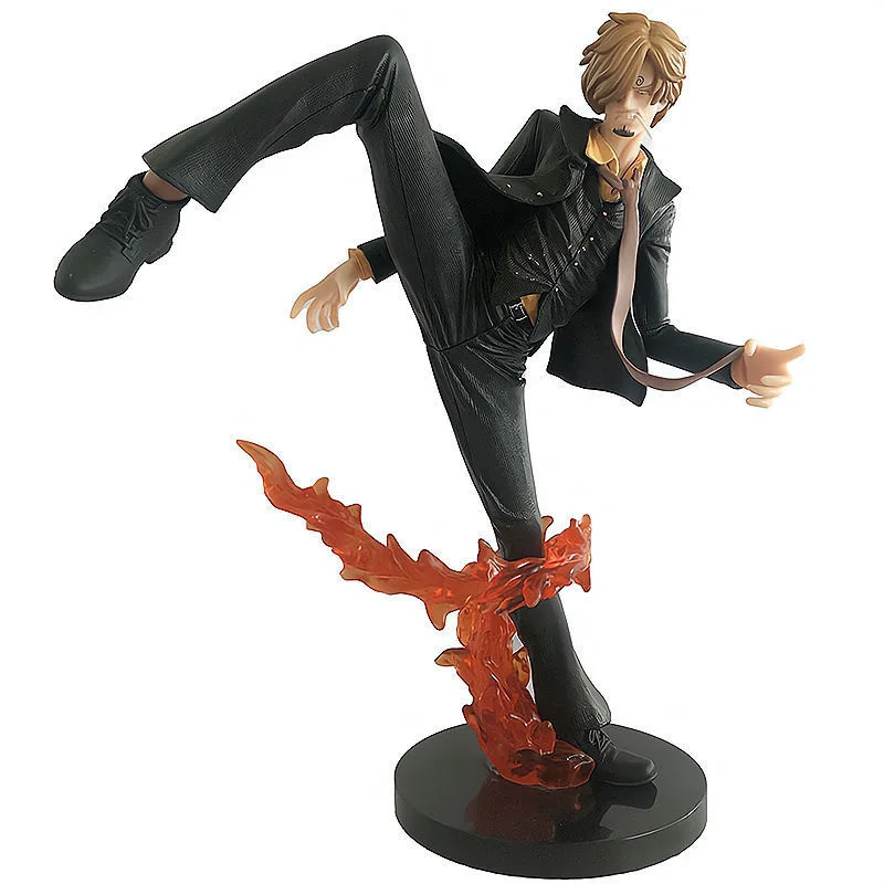 ǽ Vinsmoke Sanji ִϸ̼ ׼ ǱԾ,   Diable Jambe ο   PVC ÷  Ի 峭 