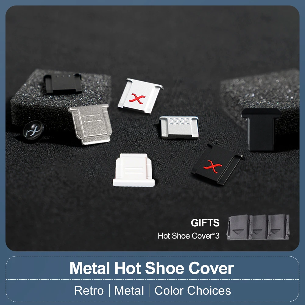 

Camera Hot Shoe Cover for Fuji X Sony Nikon Canon Metal Hot Shoe Protector Hot Shoe Cap XT30 XT4 XA5 XT3 A6300 a7c a7r m50ii ZFC