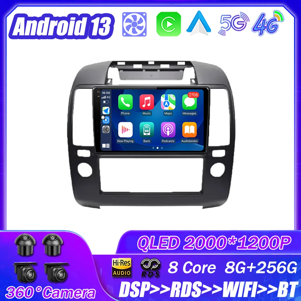 

Android 13 For Nissan Navara 3 D40 2004 - 2010 Car Radio Multimedia Player Navigation Stereo GPS Auto Head Unit No 2 Din DVD
