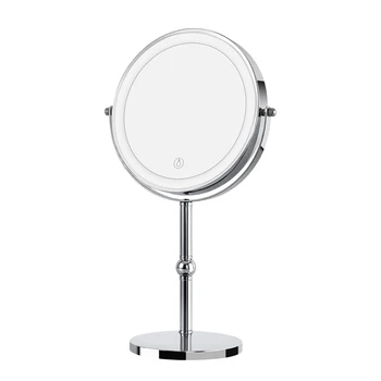 Lighted Makeup Mirror with Brighter Lights,1x/10xTrue HD Magnifying Tabletop 1