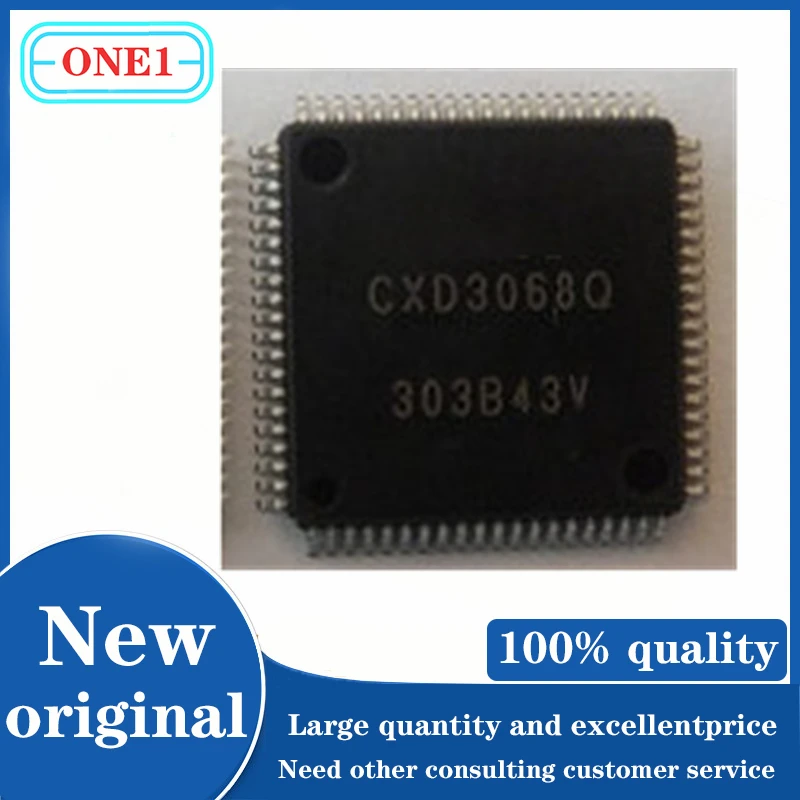 

1PCS/lot CXD3068Q QFP80 IC Chip New original