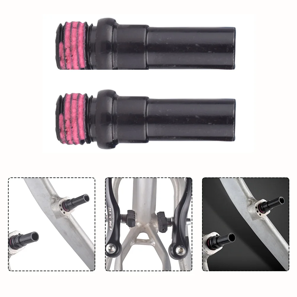 Fahrradbremssäule, Anti-Lose-Kleber, hochfester Stahl, V-Brake-Befestigungsschraube, schwarz, 2er-Pack Säulenschraube, leicht zu verriegeln – Detail 19