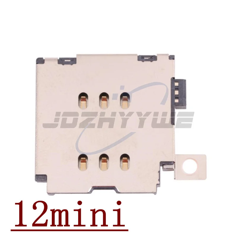 Single Double SiM Card Slot Tray Holder phone sim tray holder Reader Socket Flex Cable Replacement Parts For iPhone 11 12 Mini Pro Max SE