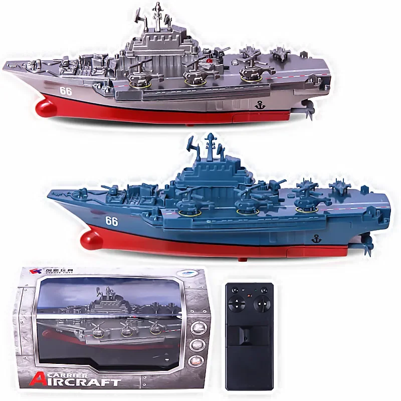 NEW 2.4G RC Remote speed control rc boat Military Warship boat Toys Mini Electric RC Aircraft gift for boys children water toys 2