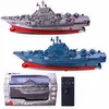 NEW 2.4G RC Remote speed control rc boat Military Warship boat Toys Mini Electric RC Aircraft gift for boys children water toys 2