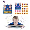 Kids Montessori Toys Felt Finger Numbers Math Toy Counting Early Learning Intelligence Develop for Toddler Teaching Aid Child 4