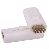 2 Pack Golf Club Cleaning Brush Retractable Pocket Size Golf Club Groove Cleaner Cleaning Tool Double Side Golf Brush Kit 2