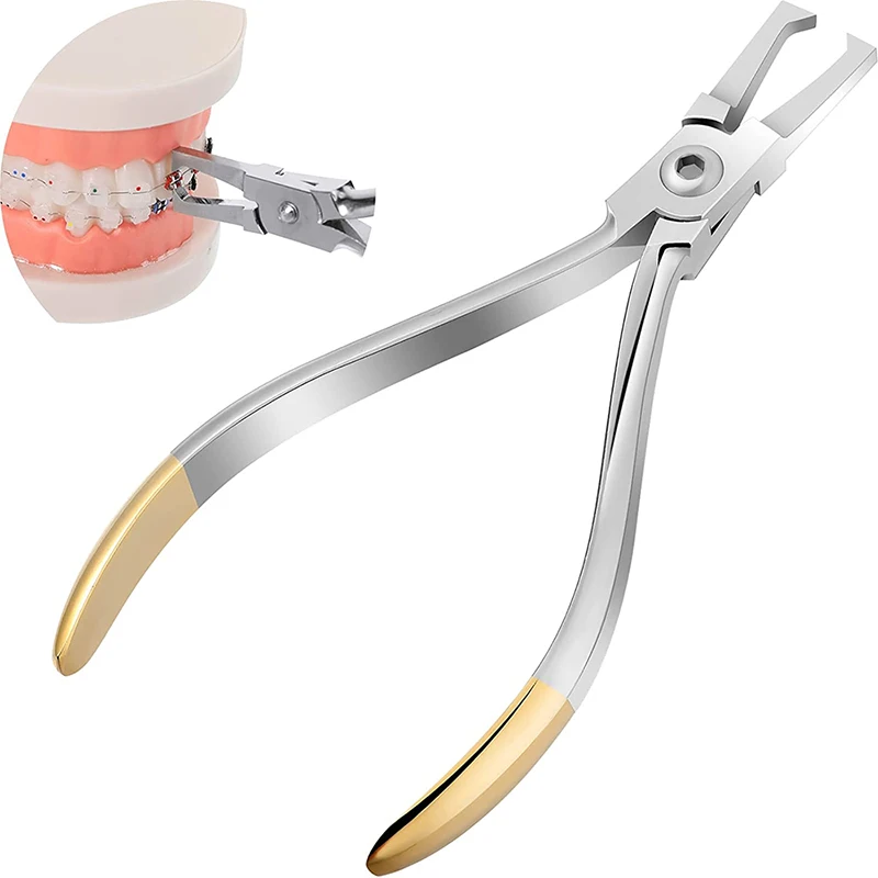 Dental Ligature Cutter Pliers Teeth Bracket Removing Pliers Stainless Steel Dentist Thin Wire