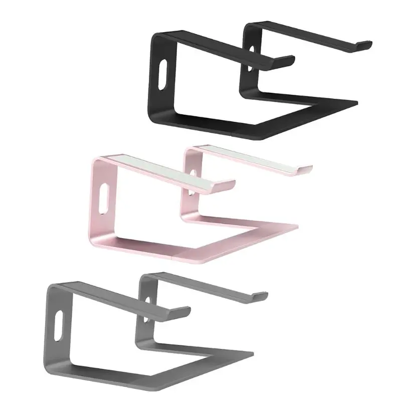 

Portable Aluminum Laptop Stand Holder Ergonomic Elevator Metal Riser for 10-17 Inch Notebook PC Desktop Computer Access