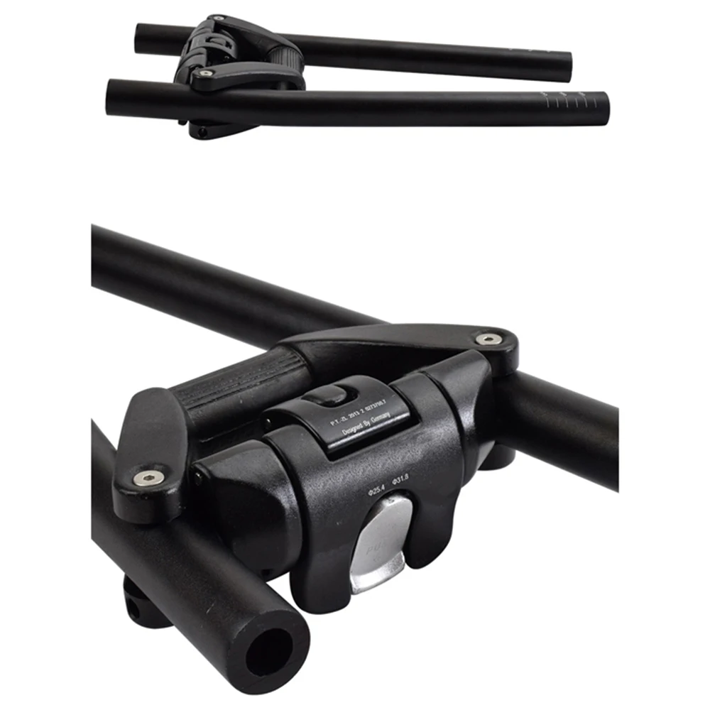 Bicycle HandleBar 25.4 31.8*620mm Aluminium Alloy MTB Bike Bar Quick Foldable Kick Stunt Scooter Bicycle Folding Handle bar