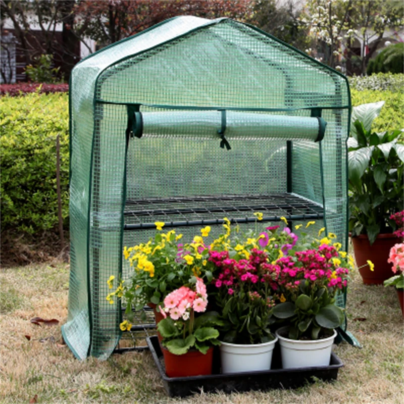 Outdoor Simple Garden Greenhouses Winter Home Succulent Greenhouse Flower Room Sunshine Insulation Warm Shed Garden Buildings