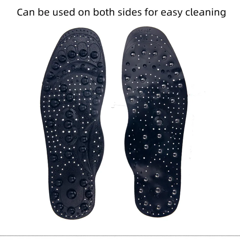 Magnetic Therapy Massage Weight Loss Insoles For Shoes Foot Magnetic Acupressure Enhanced  Insole Body Detox Insert Pads