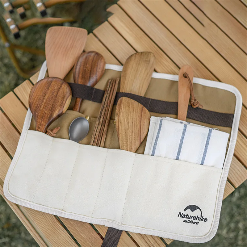 Picnic Tableware Storage Bag Chopsticks Straw Knife Fork Spoon Bag Naturehike Camping Picnic NH19PJ085