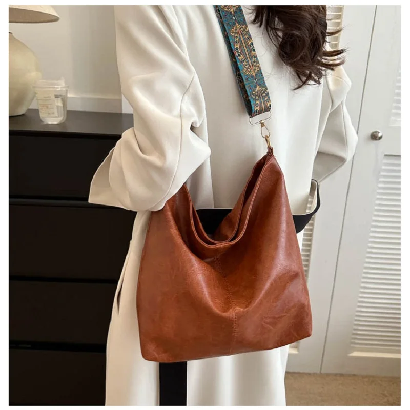 รูปสินค้า Vintage PU Shoulder Bag กระเป๋าแฟชั่นผู้หญิง