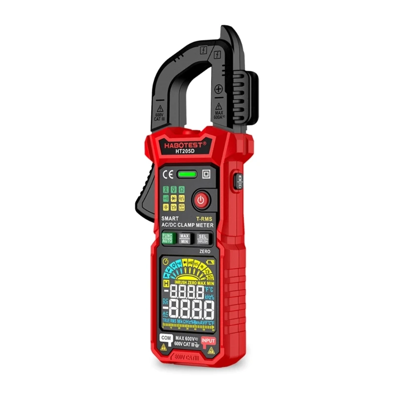 

HABOTEST 6000 Counts Digital Multimeter Current Multi Tester Ammeter Voltmeter with Backlit Flashlight Clamp Meter Drop ship