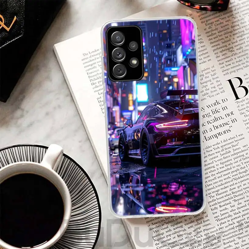 Sleek Sports Car Design Phone Case