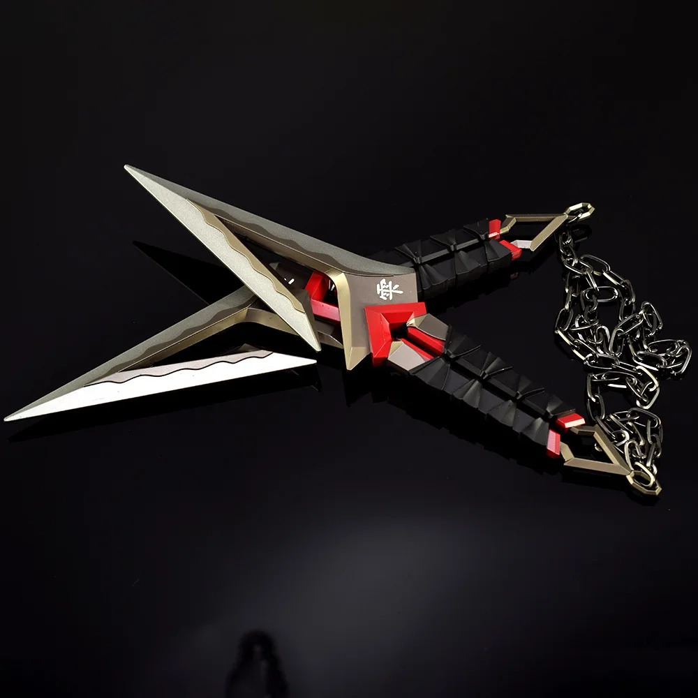 Valorant Weapon Kuronami No Yaiba Variant Ninja Kunai 22cm Metal Game Peripheral Sword Model Desktop Ornaments Crafts Gifts Toys 3