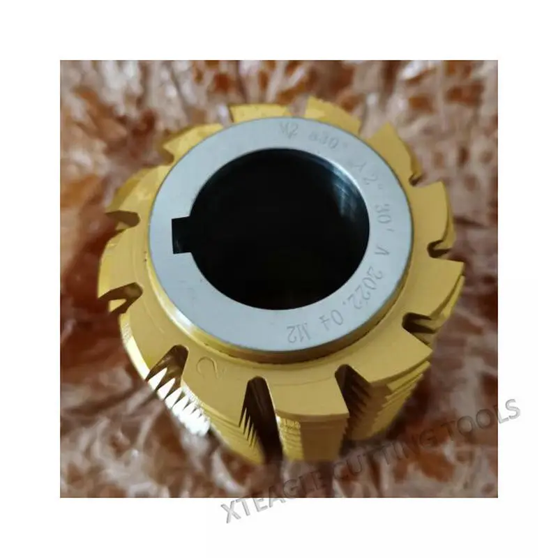 Hss M2 Pa30 27mm Hole Involute Spline Gear Hob Cutter Module Milling