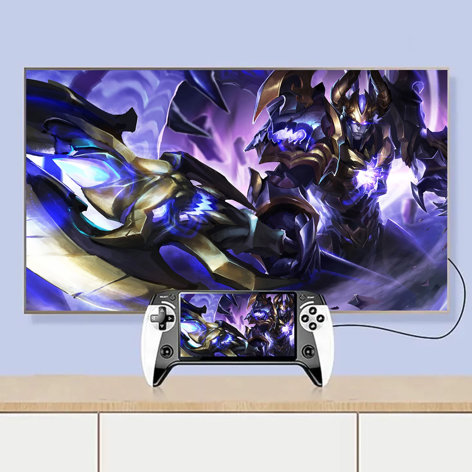 Handheld Game Console 5.5 Inch Screen Retro Handheld Video Game Console with 20000+ Games Game Player for Kids and Adults - 5