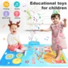 80x50cm Cartoon Musical Piano Mat Floor Play Mat For Kids Educational Toys Jazz Drum Toys with 6 Instruments Sounds Music Toys 5