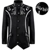 New European And American Medieval Clothing Vintage Stand-up Collar Embroidered Jacket