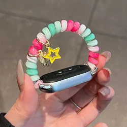 Elastic Watch Strap - Versatile Wrist Replacement Belt and Accessory Bracelet - mi band 9 (B)