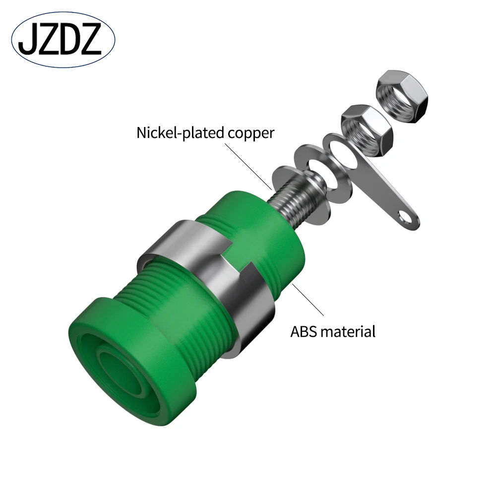 conector eletrico diy ferramentas pecas jzdz 4mm 10pcs 03