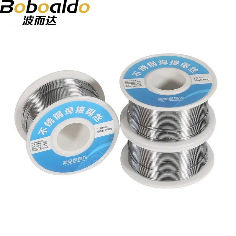 Boboaldo Stainless Steel Solder Wire Copper Iron Nickel Battery Pole Piece Strong Welding Electric Soldering Household Adhesive