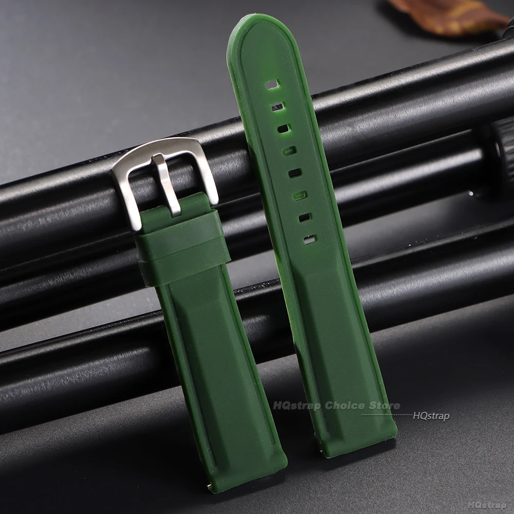 Universal Silicone Rubber Soft Watch Band - Premium Quality Wristband Accessory