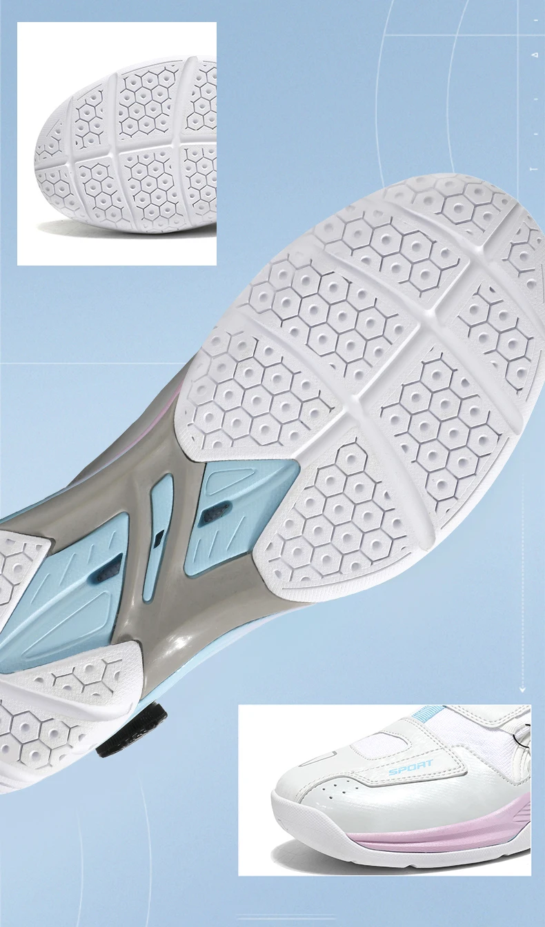 Description Picture 4 of itemNew Women Men Sneakers Badminton Shoes Table Tennis Shoes Volleyball Sneakers Gym Competition Indoor Athletic Training Sneakers