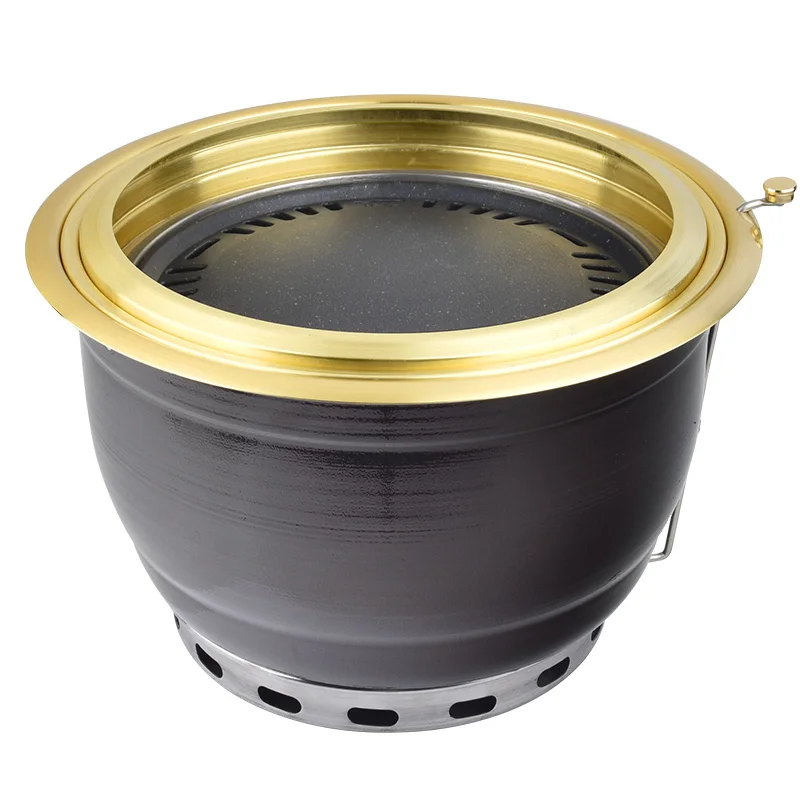 Hot Sale Upper Exhaust Carbon Stove Outdoor Charcoal Bbq Barbeque Stove Japanese Carbon Oven Bbq Grill