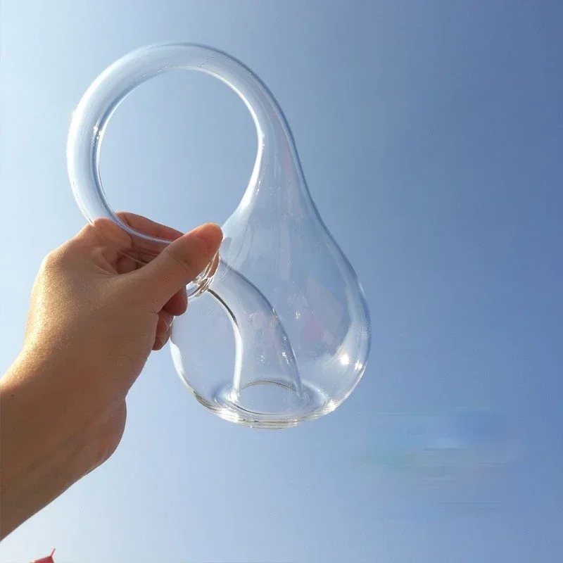 Klein Bottles Thickened Decorative Glass Bottle Gifts Transparent Glass Home Decoration