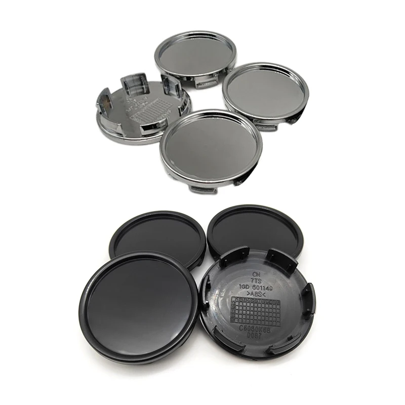 Wheel Center Caps 4PCS/lot 58MM ABS Blank Wheel Center Cap Hub Cover Car Wheel Tire Rims Center Hub Caps car Styling accessories
