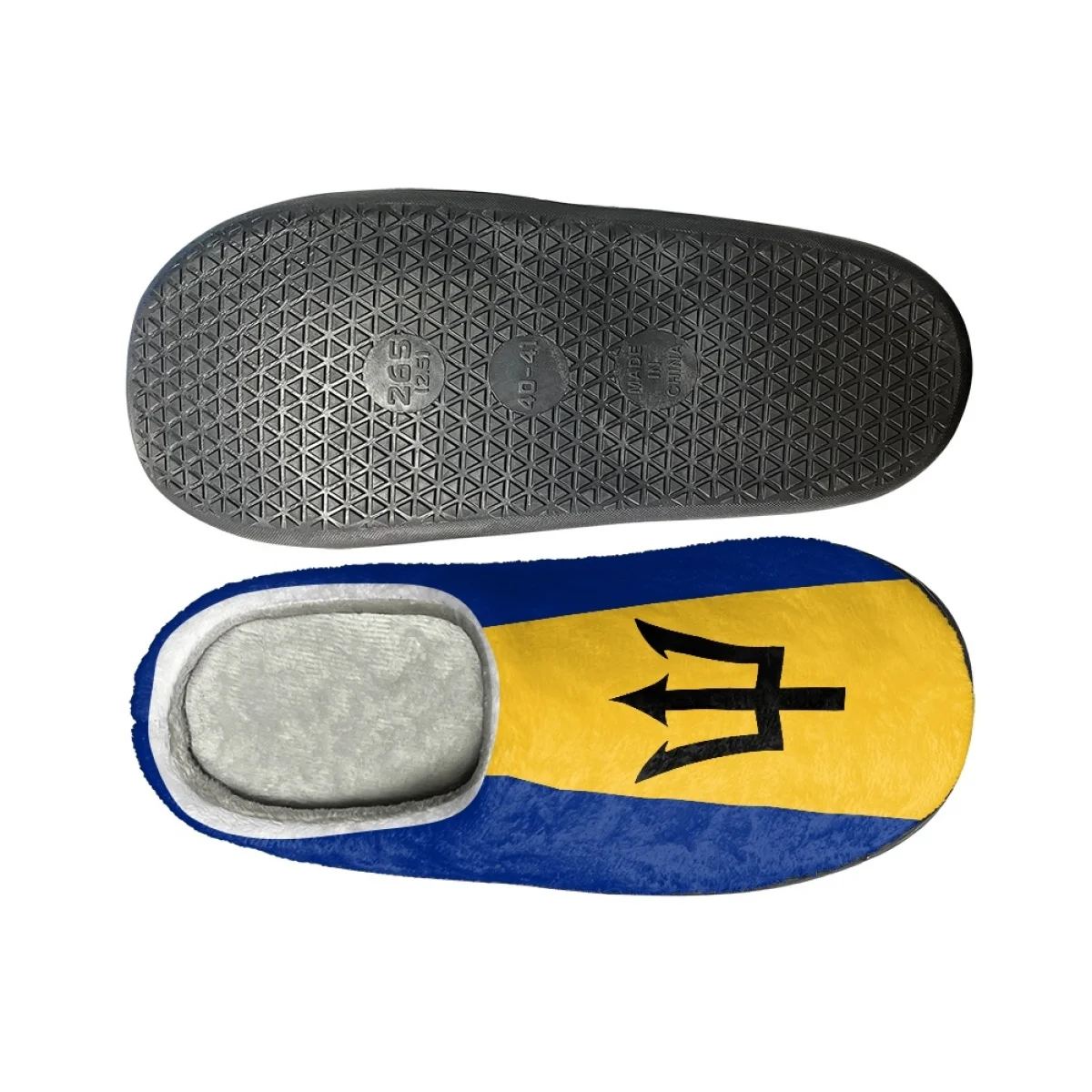 Barbados Flag Printed Women Home Slippers Indoor Bedroom Couple Cotton Slipper Drop Ship Autumn Winter Warm Shoes Floor Slides