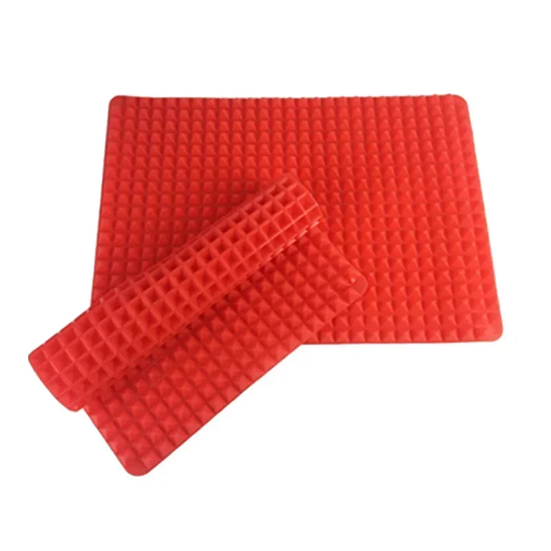 1pcSilicone Multifunctional BBQ Pizza Mat Pyramid Microwave Oven Baking Placemat Tray Sheet Kitchen Baking Tools Bakeware Moulds