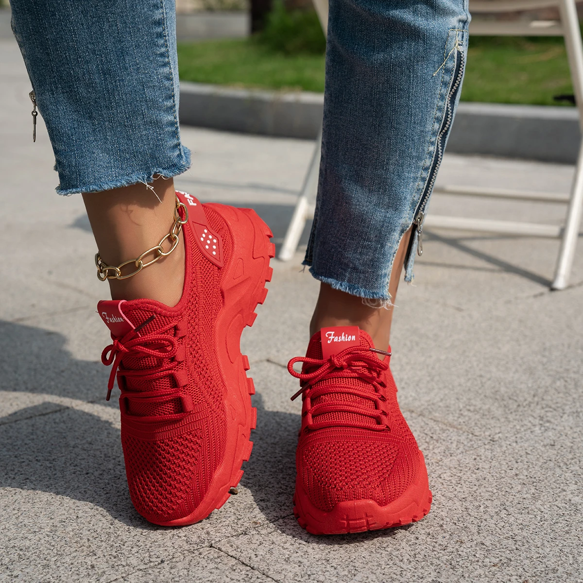 أحذية نسائية كاجوال عصرية قابلة للتنفس للمشي لمساف...