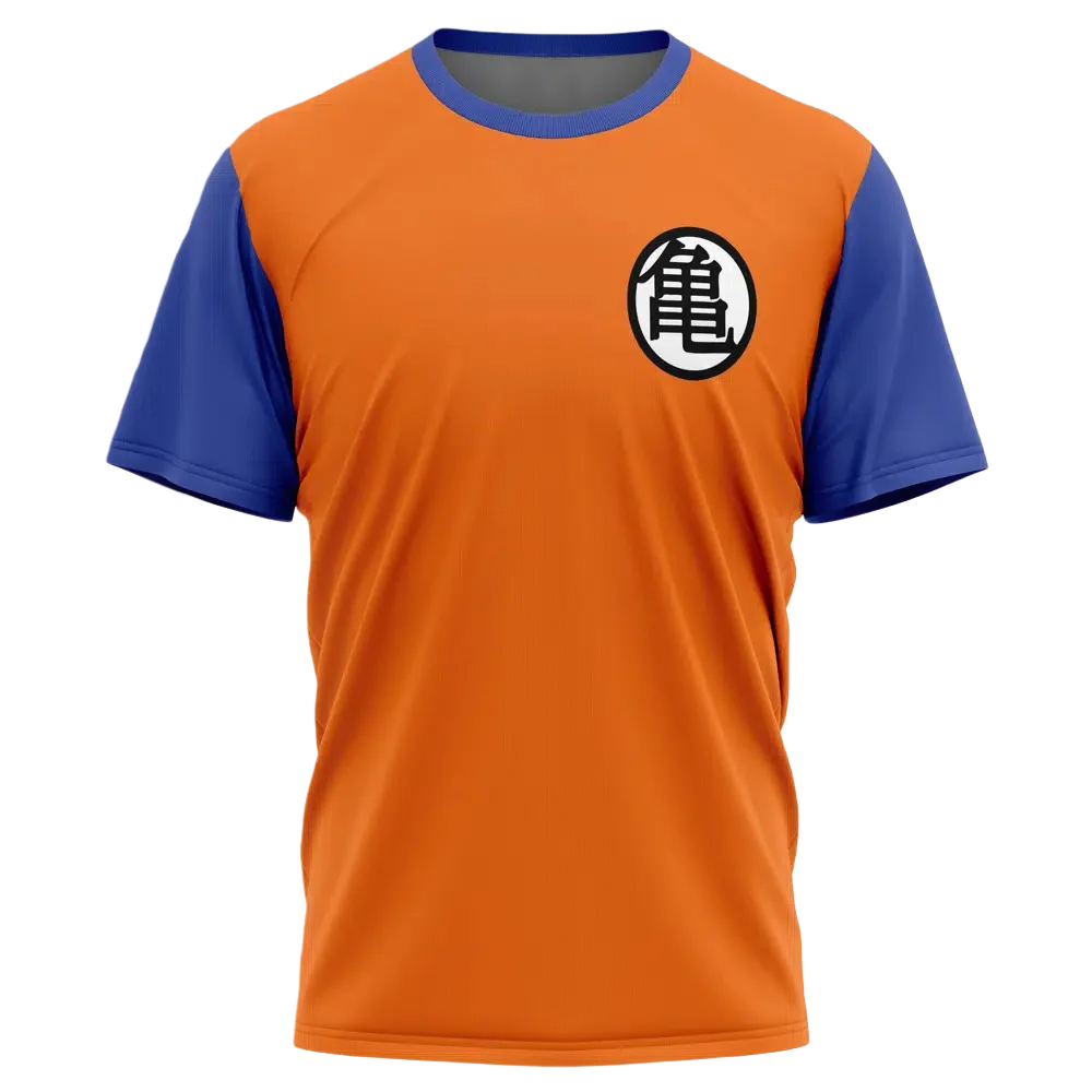 Bandai Dragon Ball Z Kame Symbol Goku Gi 3D Schnelltrocknendes T-Shirt für Männer, Frauen, Kinder, Sommer, Sport, Anime, T-Shirt, Streetwear – Detail 10