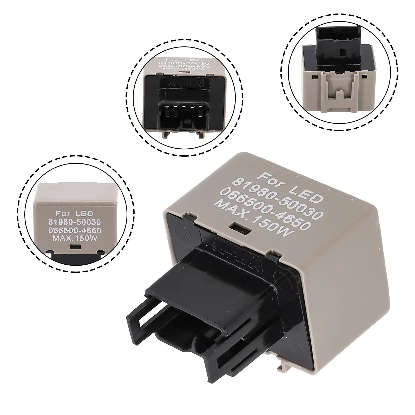

Electronic Flasher Relay Replacement Accessories Adjustable Flasher Speed For Lexus CT200h LS460 For Toyota FJ Cruiser