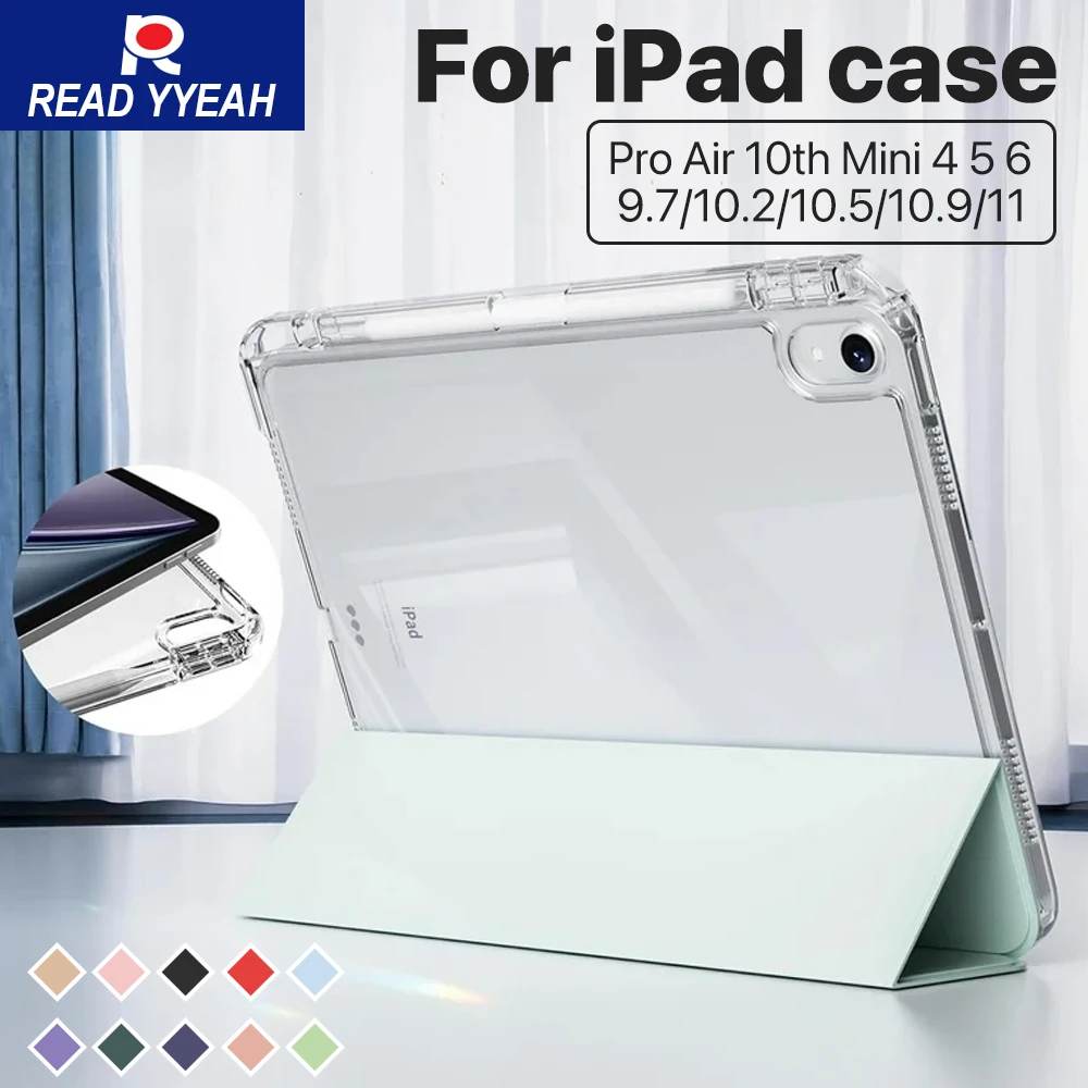 Crystal Clear Shockproof Tablet Case - 2025 Edition