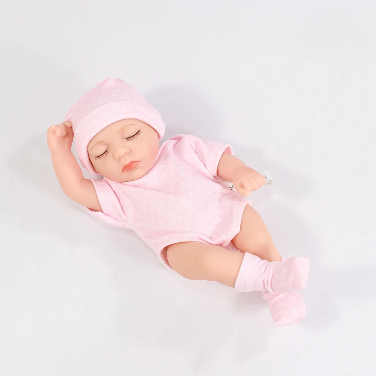 20cm Reborn Dolls Silicone Vinyl Baby Doll Mini Bebe Doll Baby Reborn Toys Waterproof Vinyl Girls Gift
