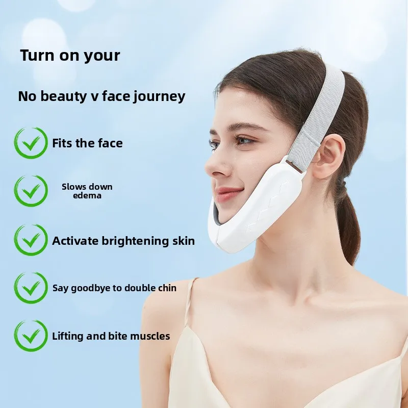 آلة شد الوجه الكهربائية على شكل حرف V مدلك تشكيل ا...