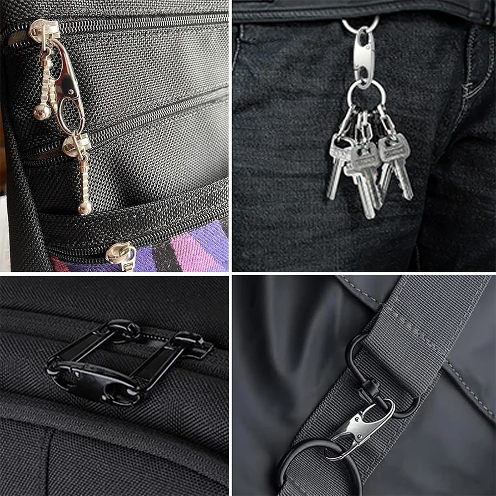 Detachable Zipper Pull Replacement Zipper Accs Slider Pull Tab For Suitcase Backpacks Jacket Clothing Sewing Tool 6 PCS
