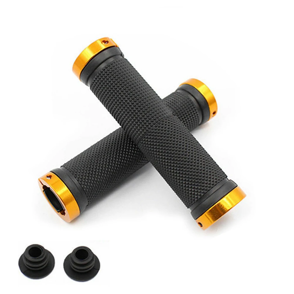 Bicycle Handlebar Grips Bike Grip Bicycle Handle MTB Outdoor Rubber 1Pair 33.5mm Accessories Bicycle Bike Bilateral Cycling