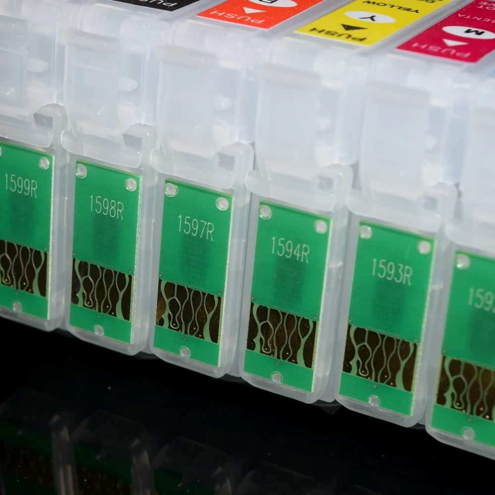 Refillable 8-Color Ink Box with ARC Chip, 15ml Each