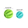 Dog Toy Ball Interactive Rubber Balls Puppy Chewing Toys Pet Tooth Cleaning Ball Cats Pets Food Treat Feeder Silicone Balls Toy 6