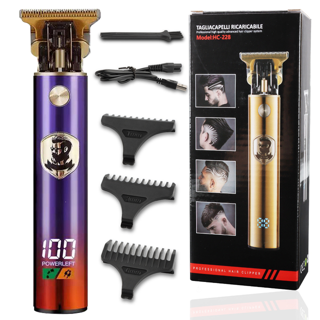 NEW HEIR CLIPPER Trimmer Hair Cutting Machine Hair Clipper Professional Tondeuse Homme Maquina De Cortar Cabello USB Trimme